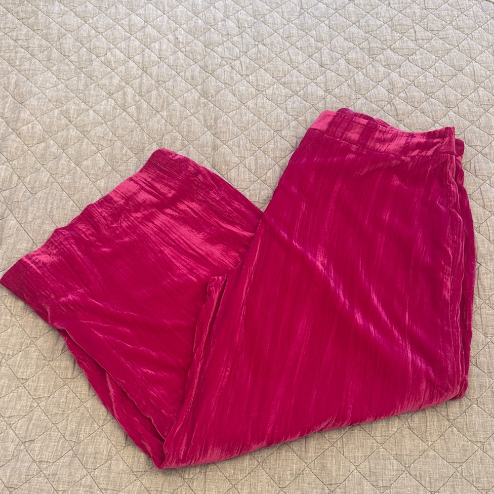 Nasty Gal Pink Wide Leg Pants
